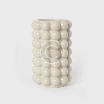 Stylish white vase
